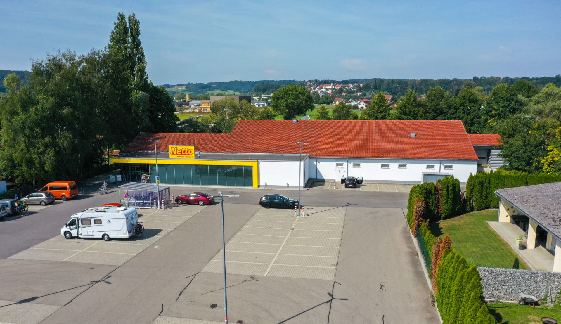 Umbau sowie eine Erweiterung eines bestehenden Nettomarktes in Krauchenwies