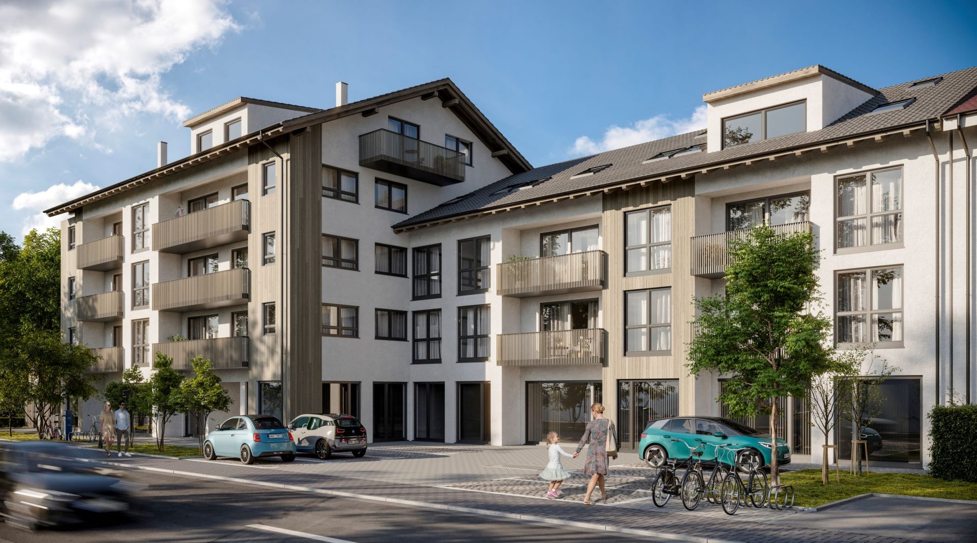 Der Bau eines Wohn- und Geschäftshauses in Garmisch-Partenkirchen hat begonnen